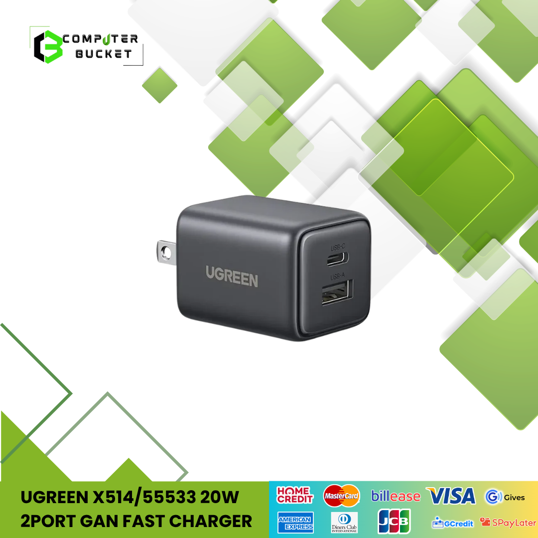 UGREEN X514/55533 20W 2PORT GAN FAST CHARGER