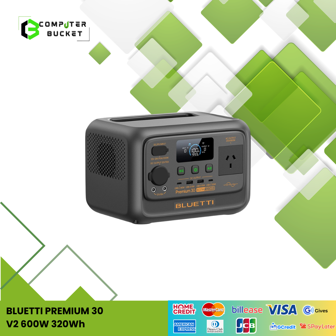 BLUETTI PREMIUM 30 V2 600W 320Wh