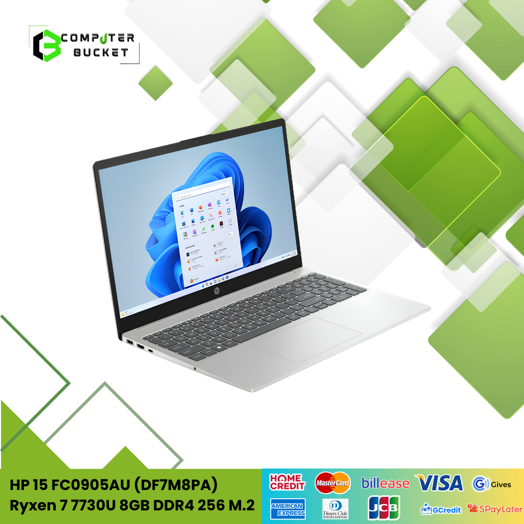 HP 15 FC0905AU (DF7M8PA) R7 7730U 8GB DDR4 256 M.2 PCIE SSD