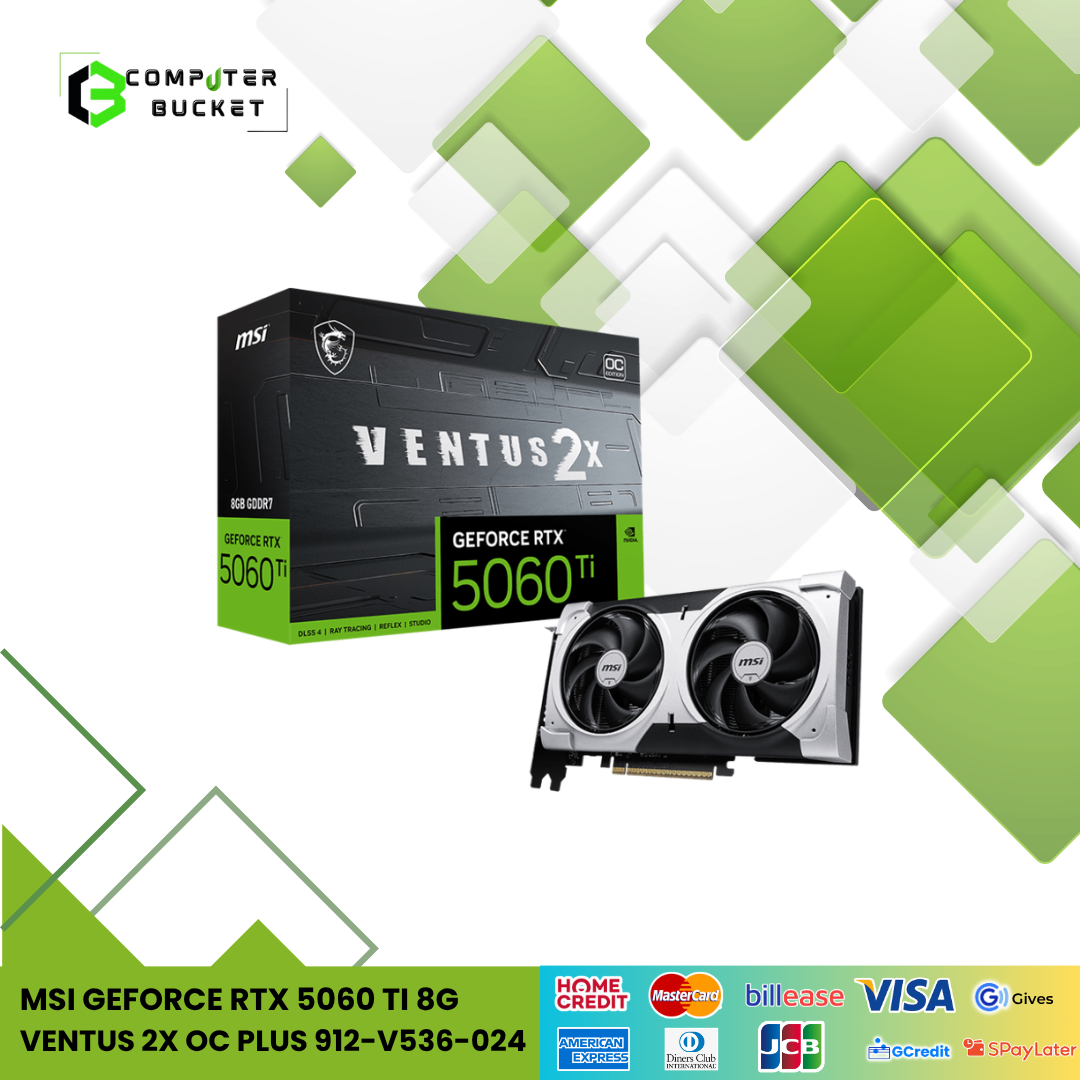 MSI GEFORCE RTX 5060 TI 8G VENTUS 2X OC PLUS 912-V536-024