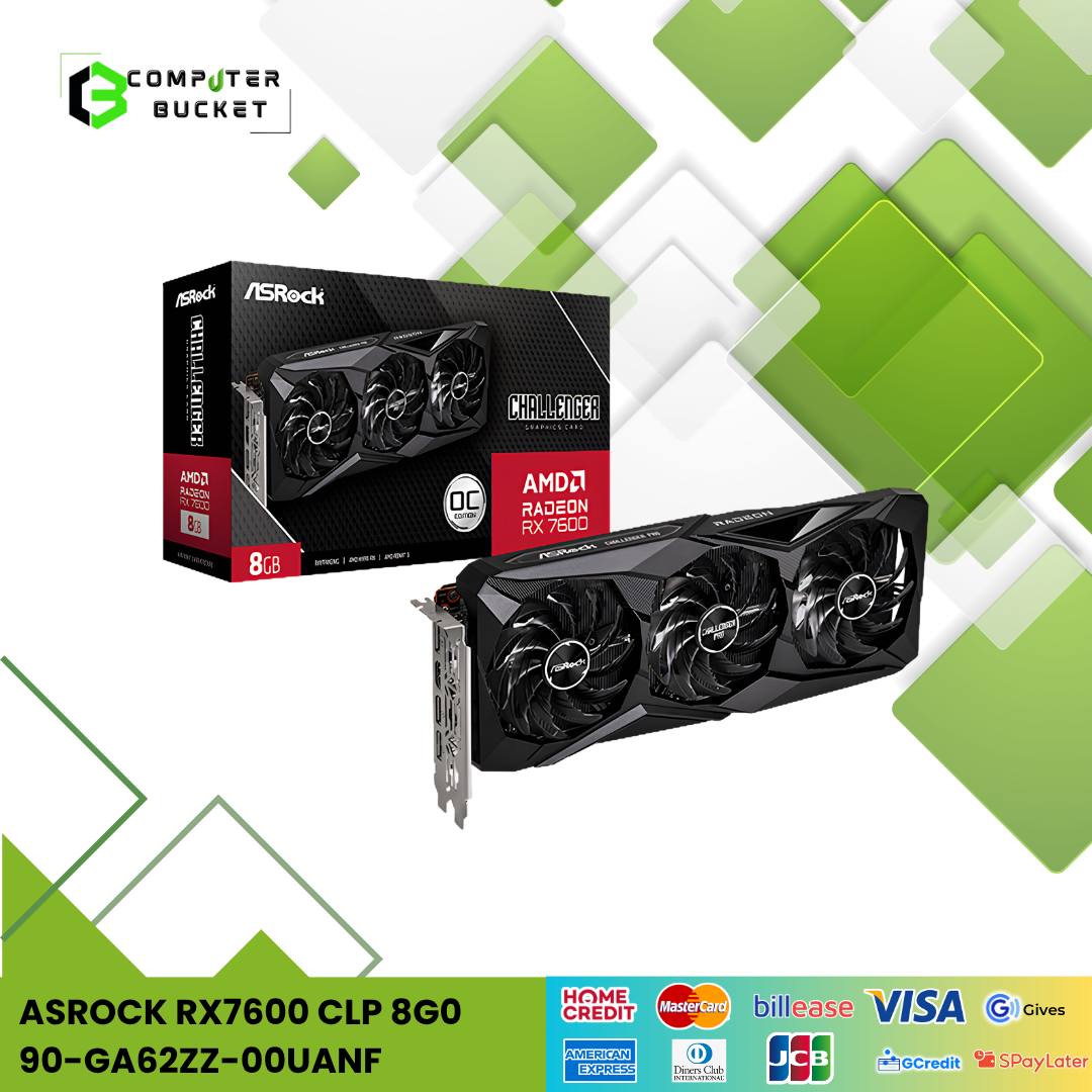 ASROCK RX7600 CLP 8G0 90-GA62ZZ-00UANF