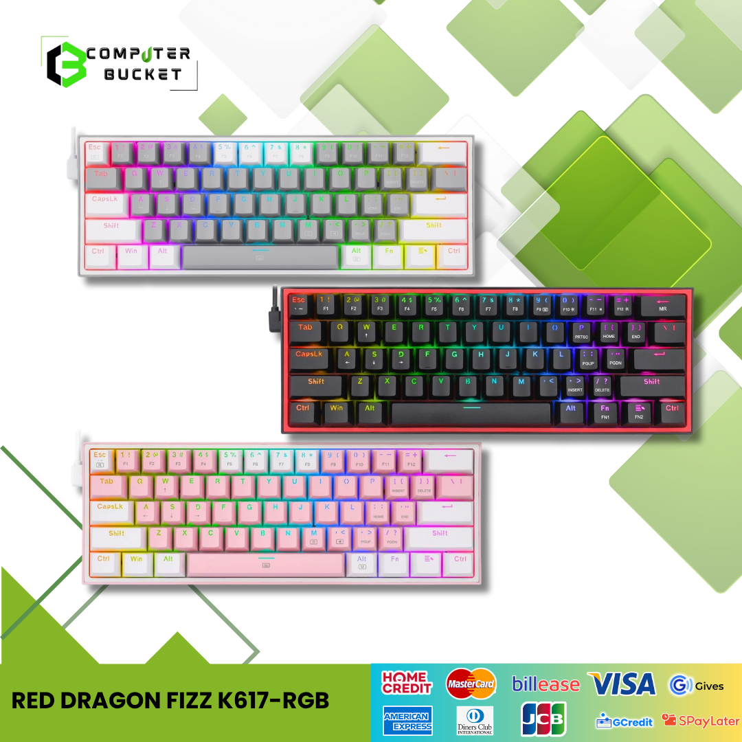 RED DRAGON FIZZ K617-RGB MECHANICAL KEYBOARD