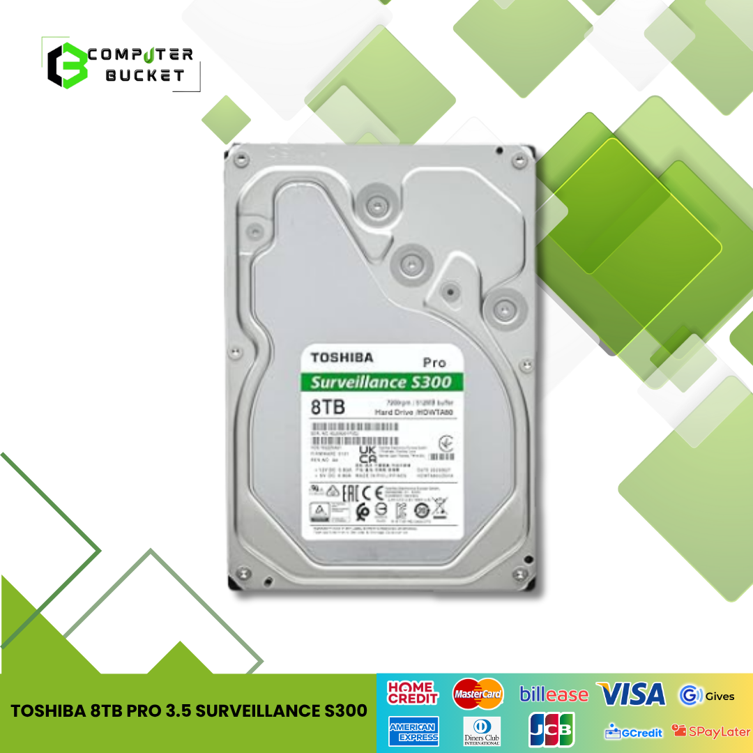 TOSHIBA 8TB PRO 3.5 SURVEILLANCE S300