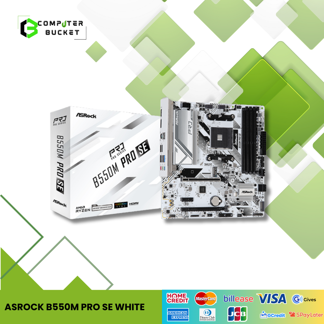 ASROCK B550M PRO SE WHITE