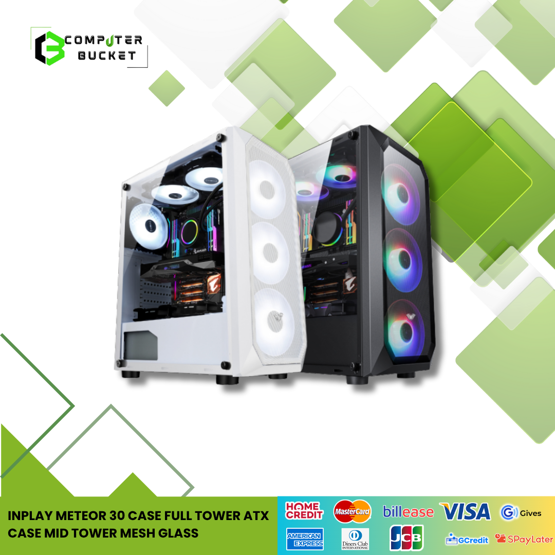 INPLAY METEOR 30 CASE FULL TOWER ATX CASE MID TOWER MESH GLASS