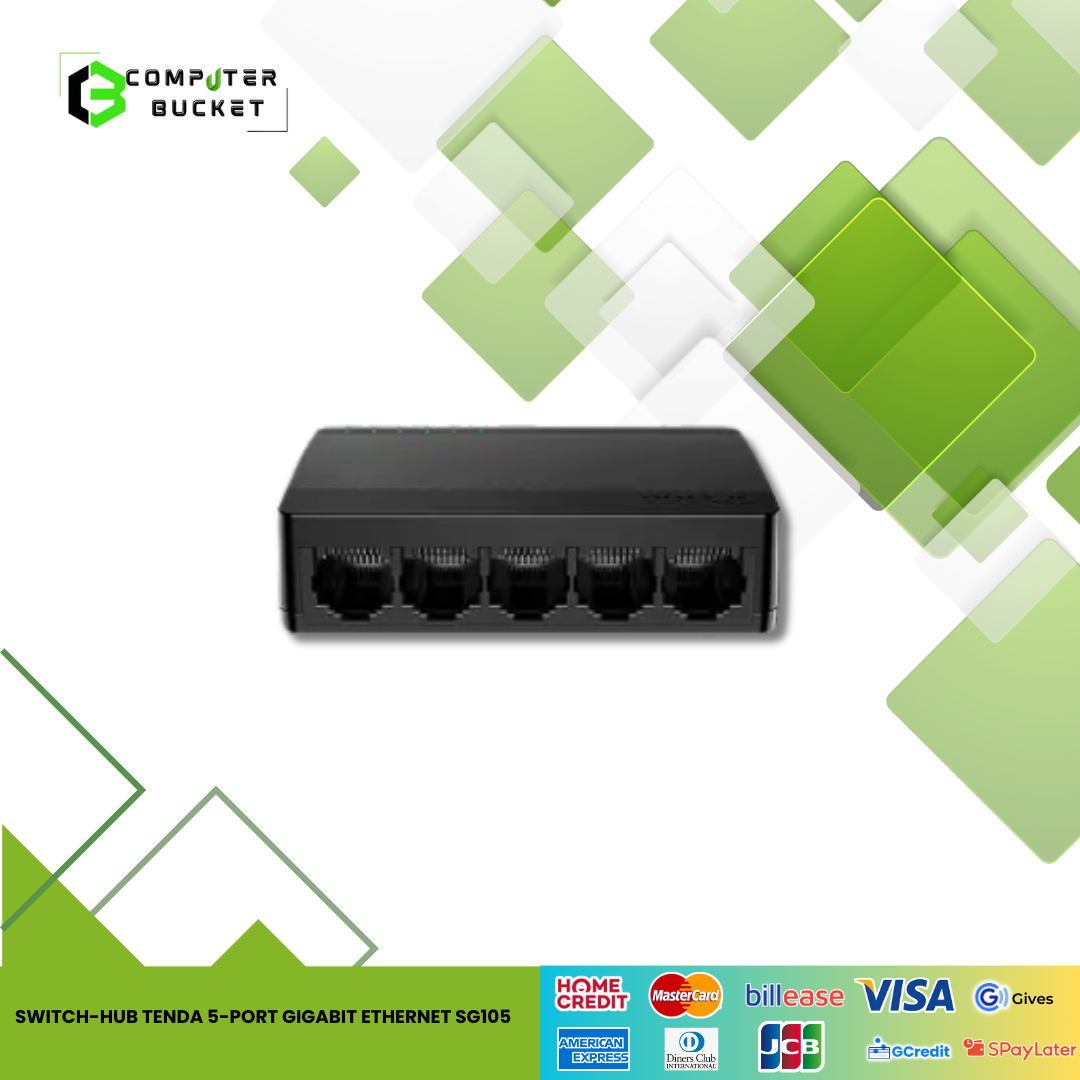 SWITCH-HUB TENDA 5-PORT GIGABIT ETHERNET SG105