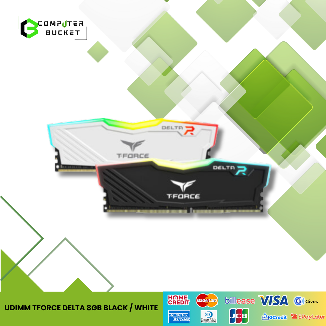 UDIMM TFORCE DELTA 8GB BLACK / WHITE