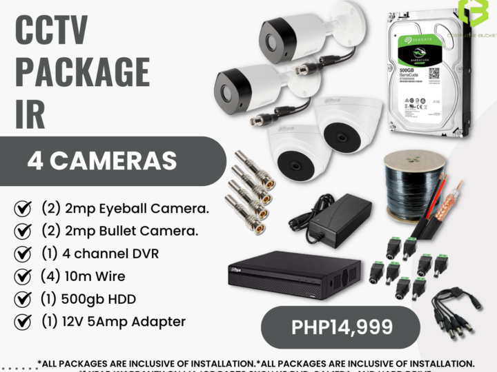 CCTV PACKAGE IR (4 CAMERAS)