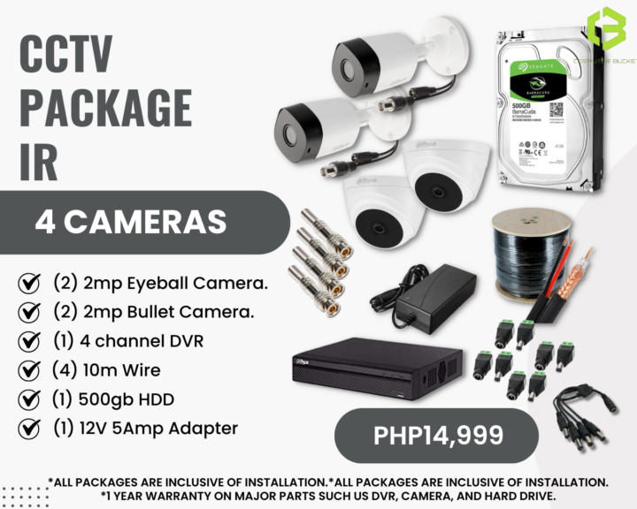 CCTV PACKAGE IR (4 CAMERAS)