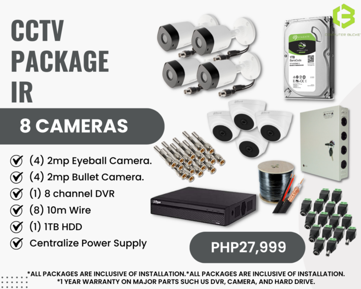 CCTV PACKAGE IR (8 CAMERAS)