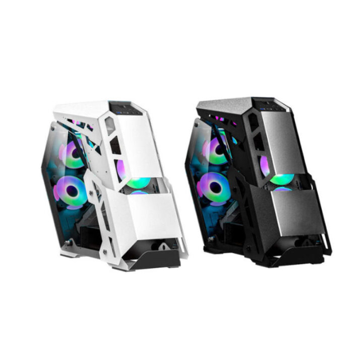 INPLAY Thunder Gaming PC Case black white