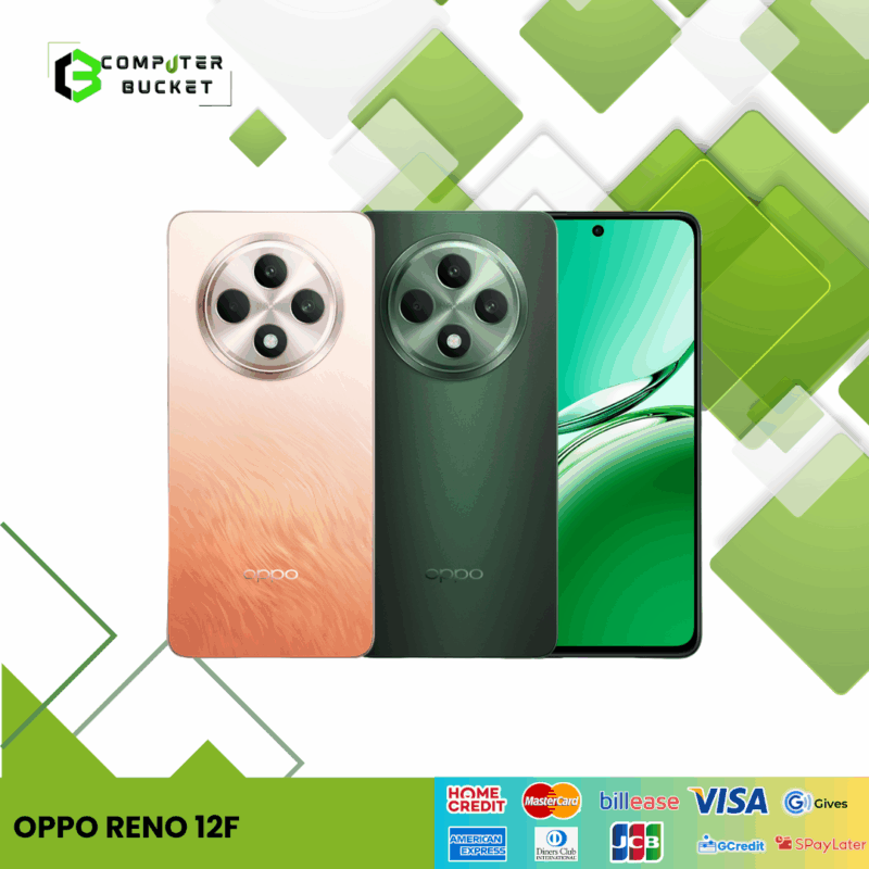 Oppo Reno 12 F FREE TUMBLER | EARPHONE | TEMPERED GLASS | PHONE STAND