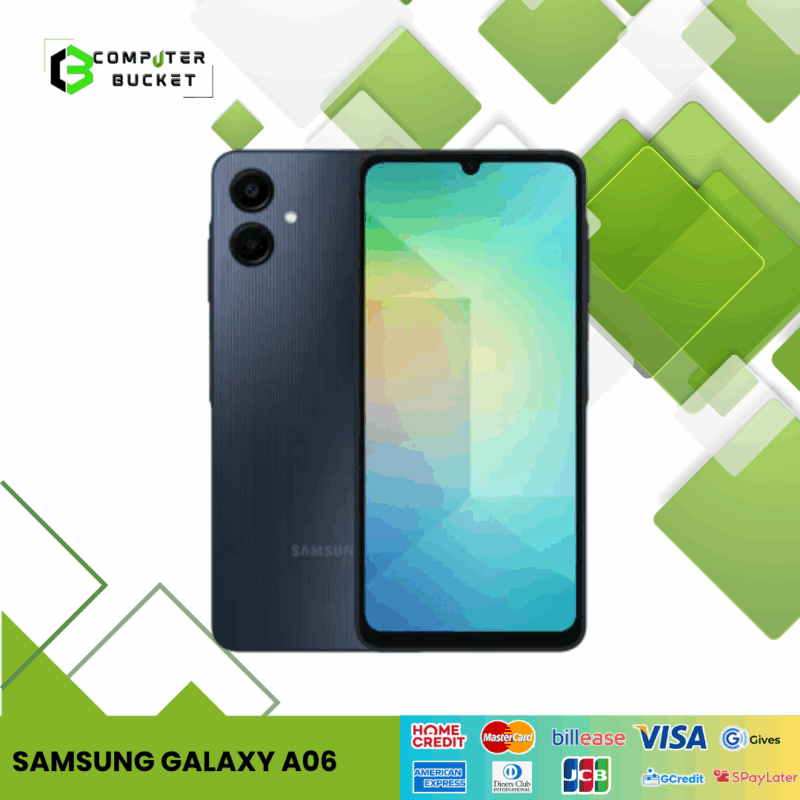 SAMSUNG GALAXY A06 FREE TUMBLER | EARPHONE | TEMPERED GLASS