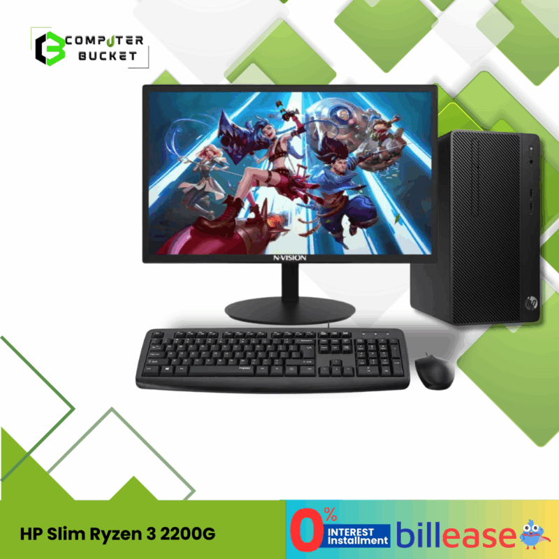 Preowned Desktop: HP Slim Ryzen 3 2200G