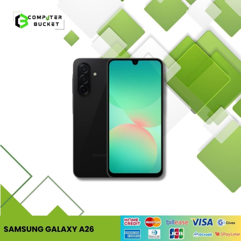 SAMSUNG GALAXY A26 TUMBLER | EARPHONE | TEMPERED GLASS | PHONE STAND