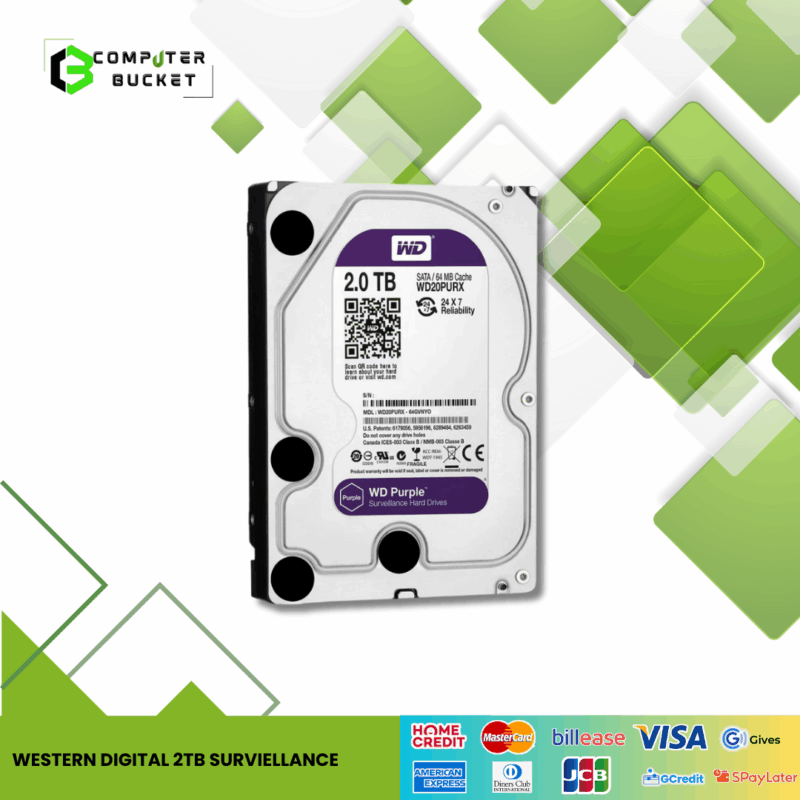 WESTERN DIGITAL 2TB SURVIELLANCE