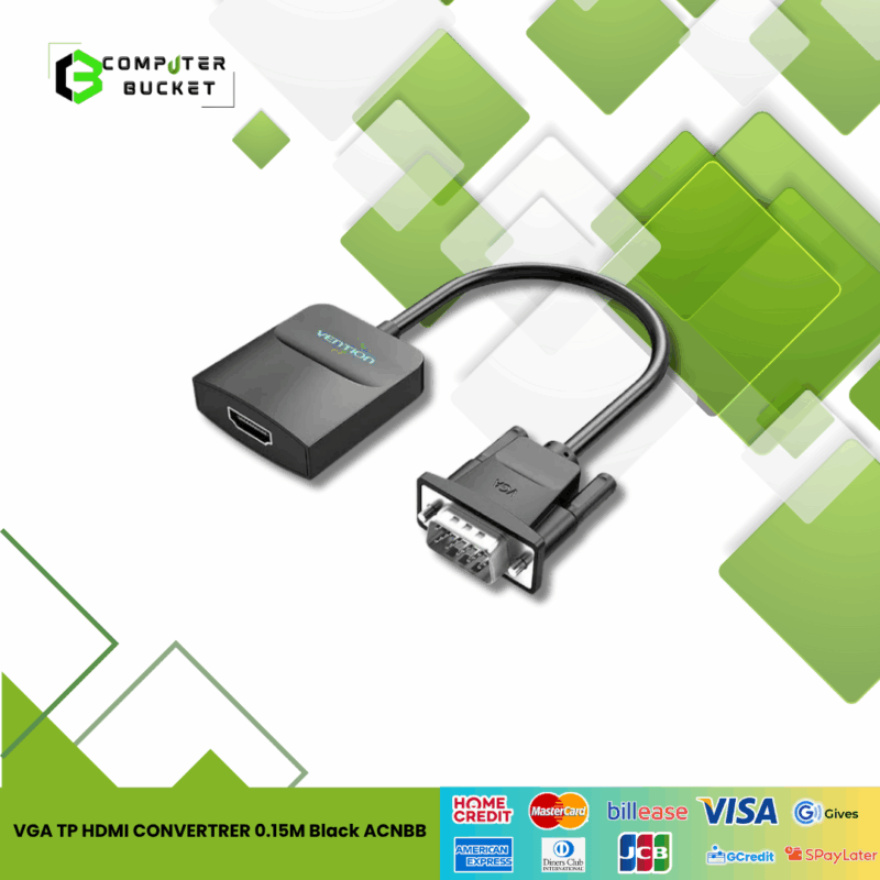 VGA TP HDMI CONVERTRER 0.15M Black ACNBB