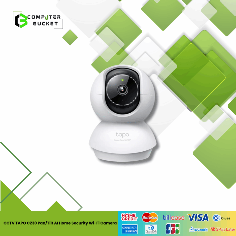 CCTV TAPO C230 Pan/Tilt AI Home Security Wi-Fi Camera
