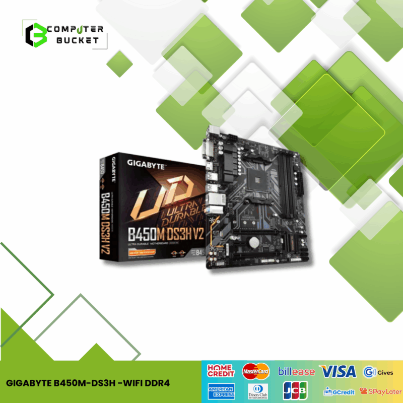 GIGABYTE B450M-DS3H -WIFI DDR4