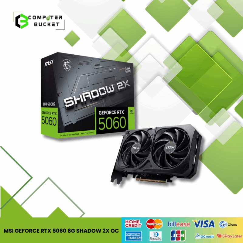 MSI GEFORCE RTX 5060 8G SHADOW 2X OC