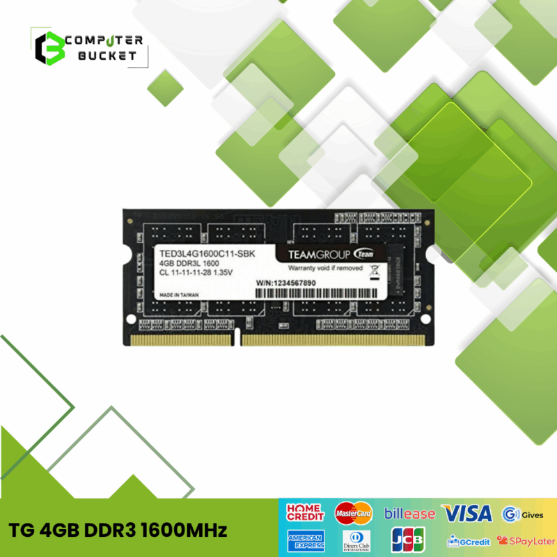 TEAM GROUP 4GB DDR3 1600MHz SODIMM