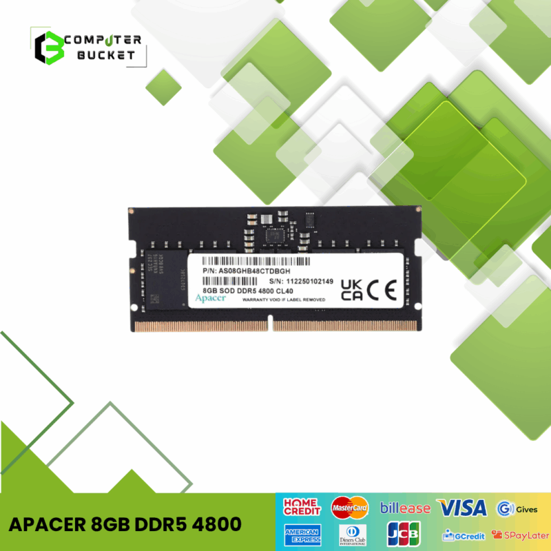 APACER 8GB DDR5 4800MHz SODIMM