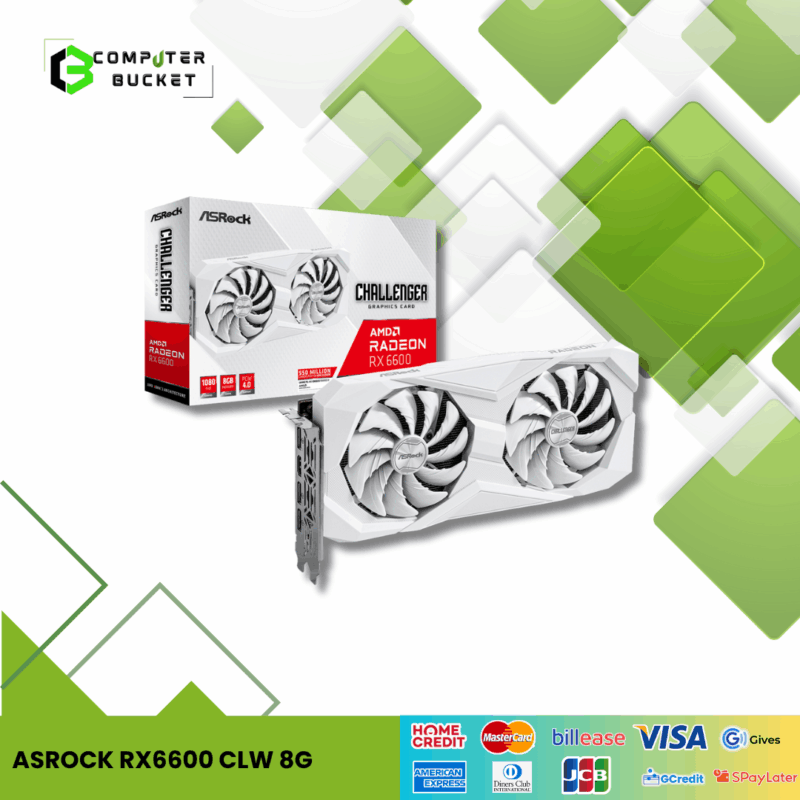 ASROCK RX6600 CLW 8G