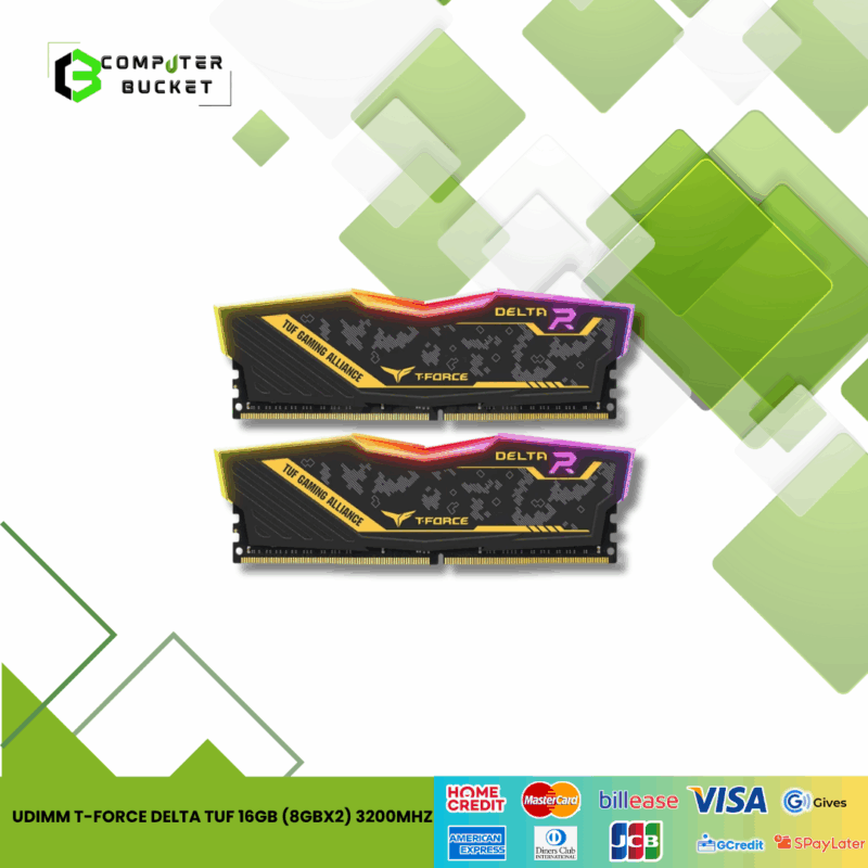 UDIMM T-FORCE DELTA TUF 16GB (8GBx2) 3200MHz