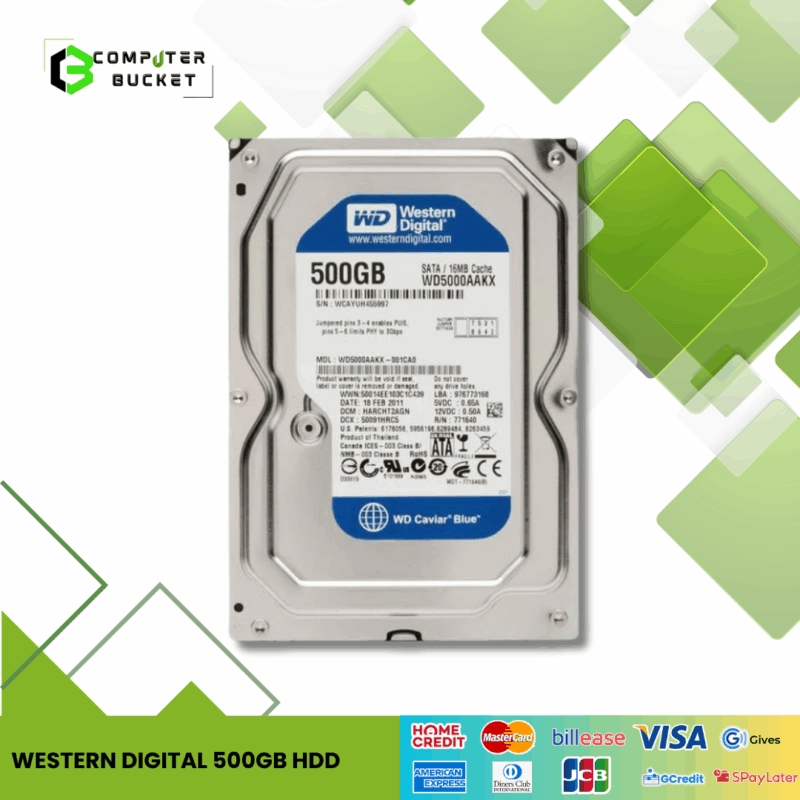WESTERN DIGITAL 500GB HDD