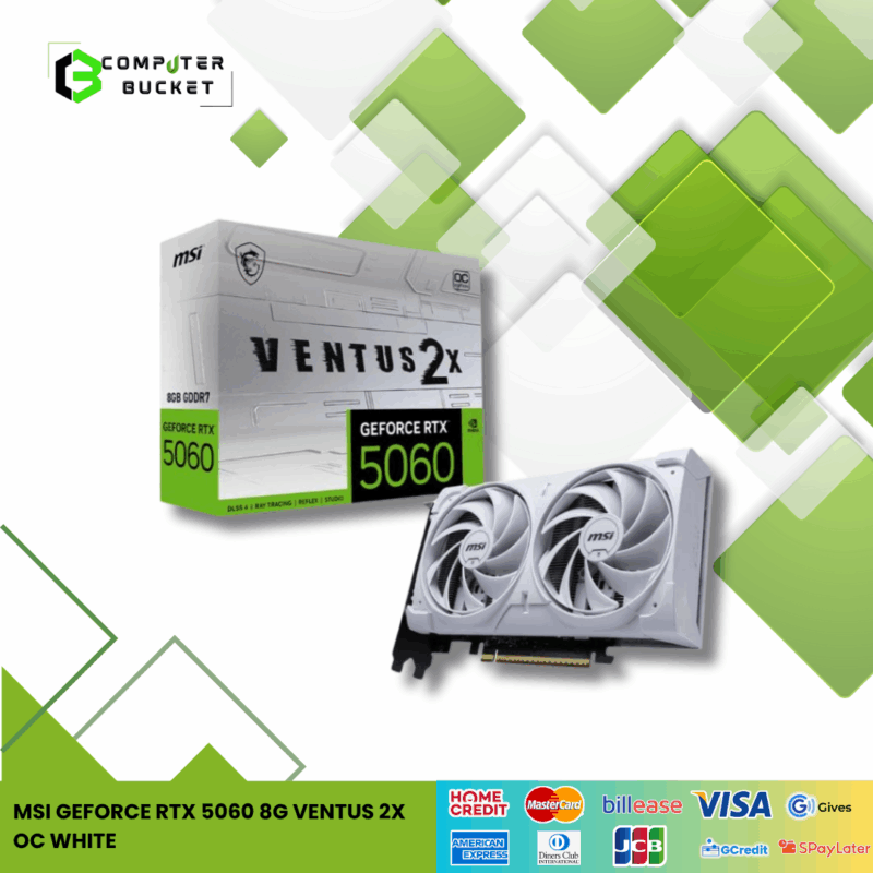 MSI GEFORCE RTX 5060 8G VENTUS 2X OC WHITE