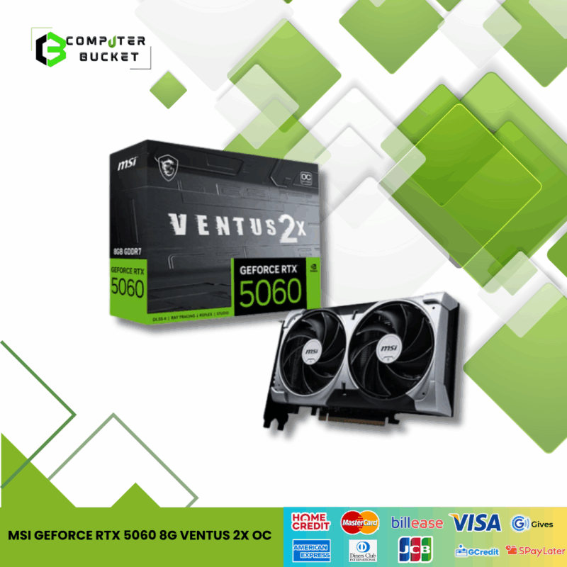 MSI GEFORCE RTX 5060 8G VENTUS 2X OC