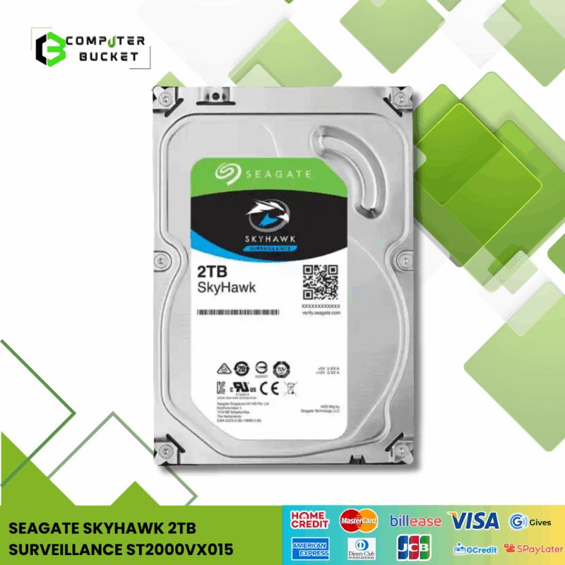 SEAGATE SKYHAWK 2TB SURVEILLANCE ST2000VX015