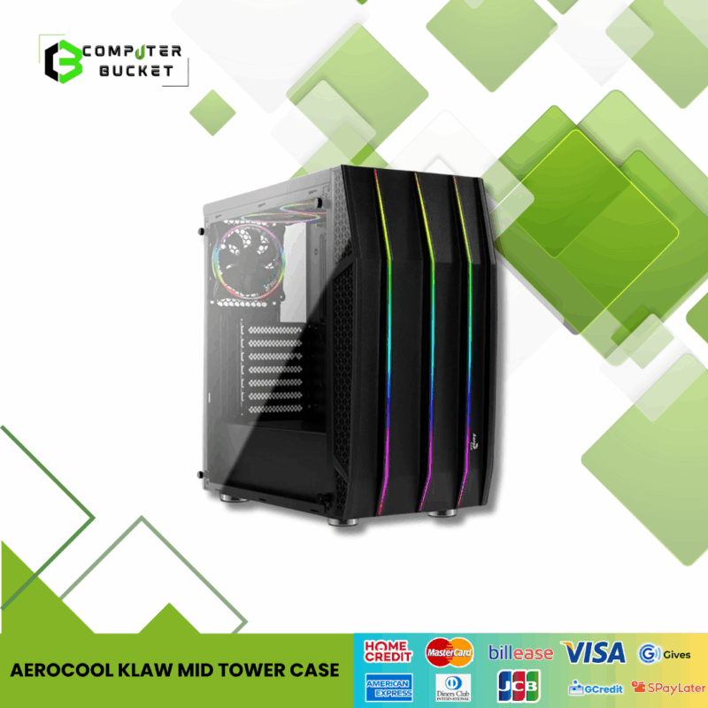 AEROCOOL KLAW MID TOWER CASE