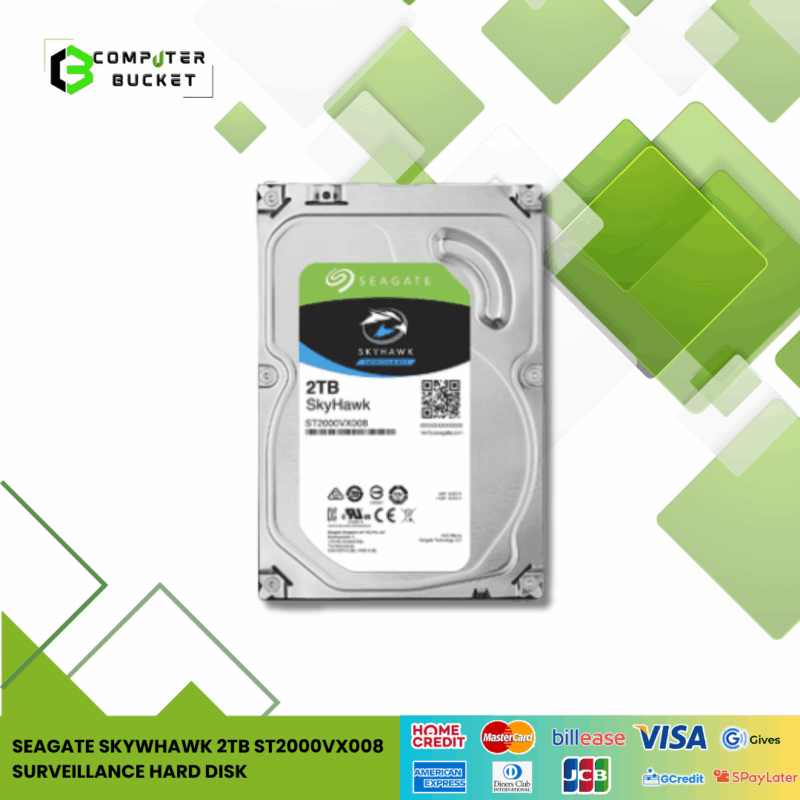 SEAGATE SKYWHAWK 2TB ST2000VX008 SURVEILLANCE HARD DISK