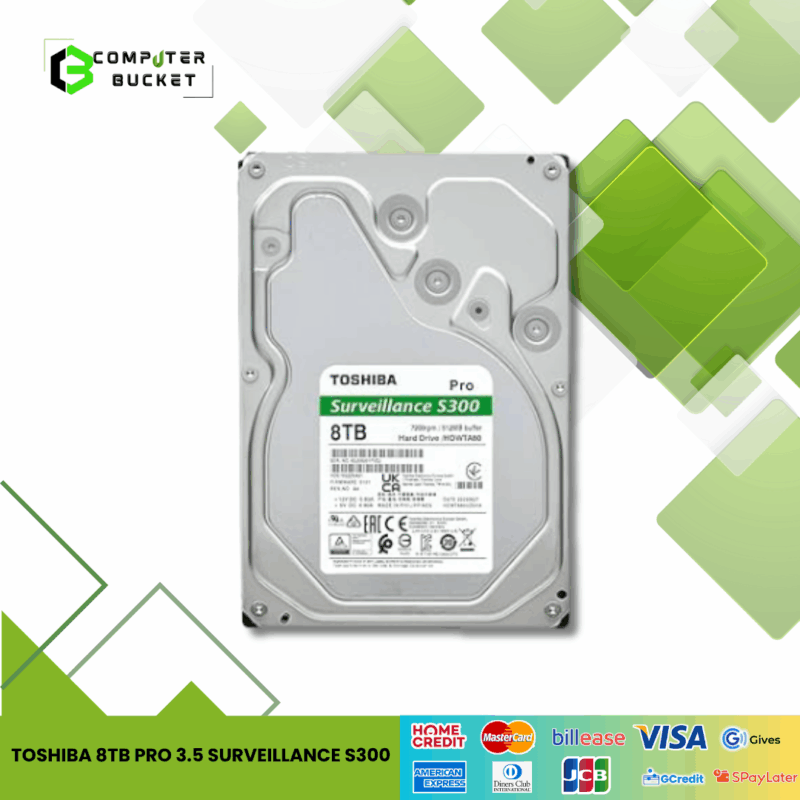 TOSHIBA 8TB PRO 3.5 SURVEILLANCE S300