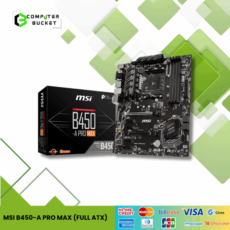 MSI B450-A PRO MAX (FULL ATX)