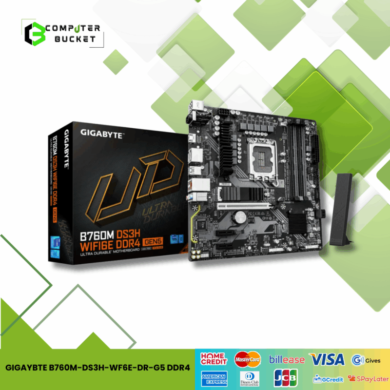GIGAYBTE B760M-DS3H-WF6E-DR-G5 DDR4