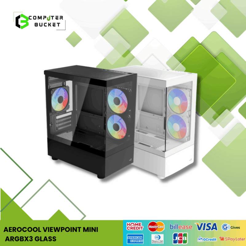 AEROCOOL VIEWPOINT MINI ARGBX3 GLASS