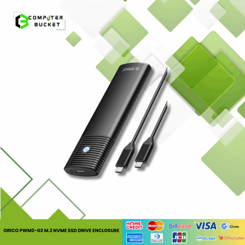 ORICO PWM2-G2 M.2 NVME SSD DRIVE ENCLOSURE