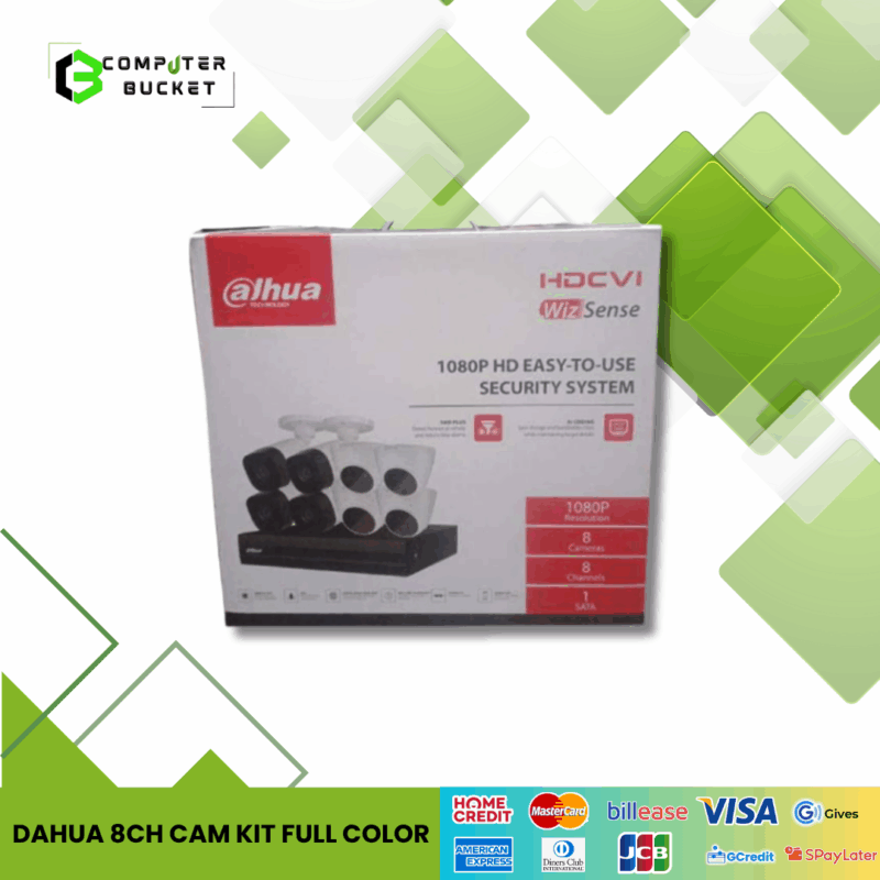 DAHUA 8CH CAM KIT FULL COLOR