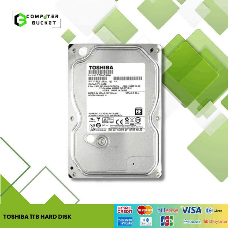 TOSHIBA 1TB HARD DISK
