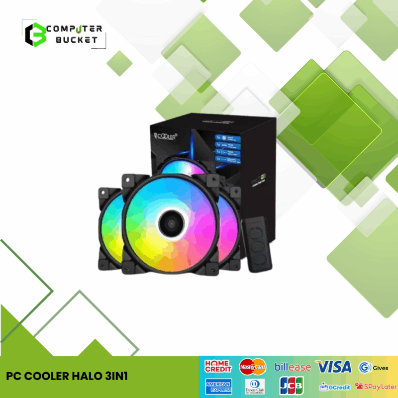 PC COOLER HALO 3iN1