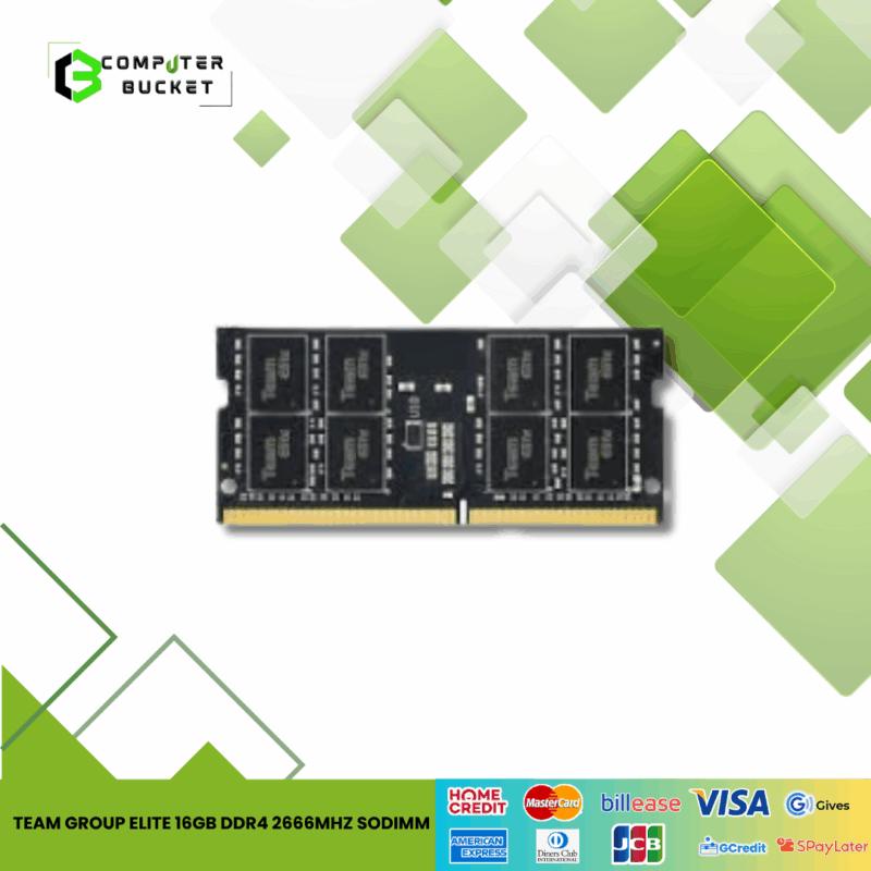 TEAM GROUP ELITE 16GB DDR4 2666MHZ SODIMM