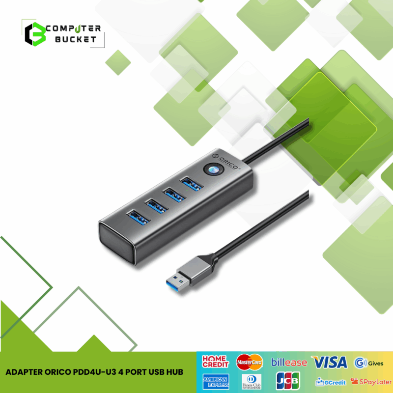 ADAPTER ORICO PDD4U-U3 4 PORT USB HUB