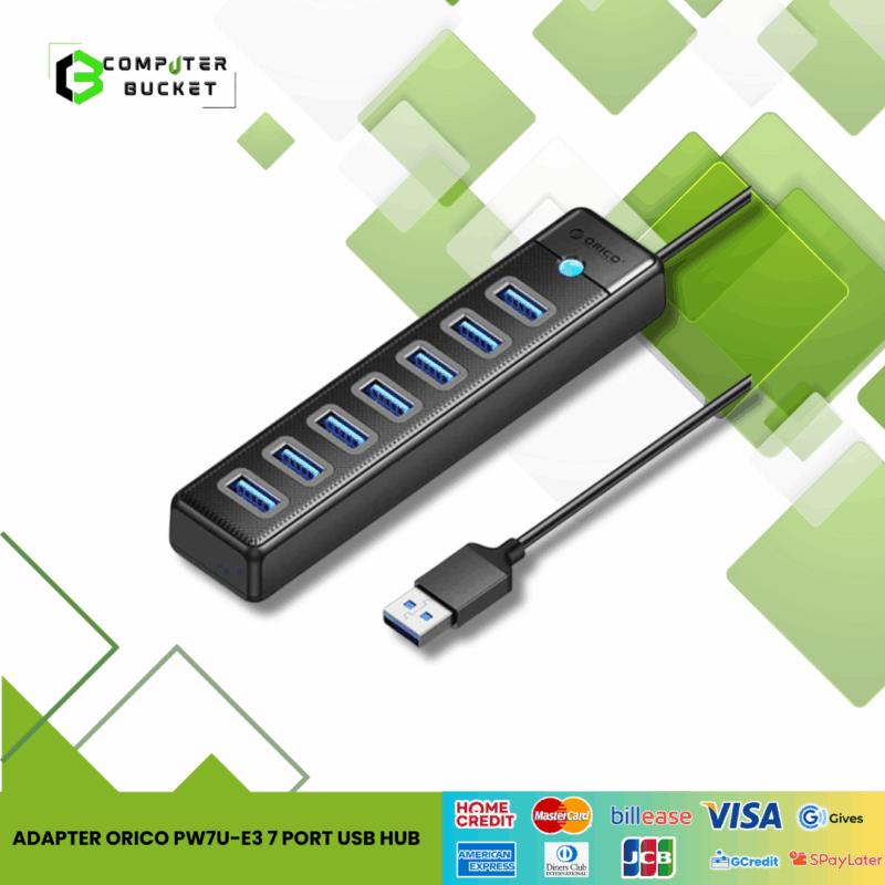 ADAPTER ORICO PW7U-E3 7 PORT USB HUB