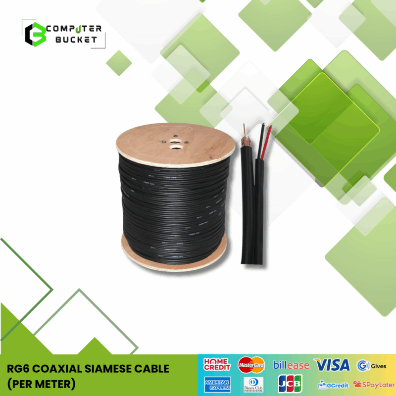 RG6 COAXIAL SIAMESE CABLE (PER METER)