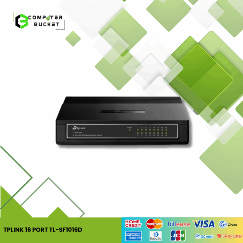 SWITCH-HUB TPLINK 16 PORT TL-SF1016D