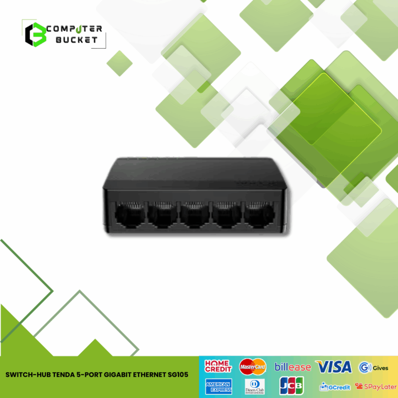 SWITCH-HUB TENDA 5-PORT GIGABIT ETHERNET SG105