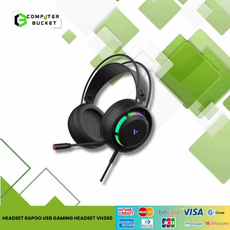 HEADSET RAPOO USB GAMING HEADSET vh360