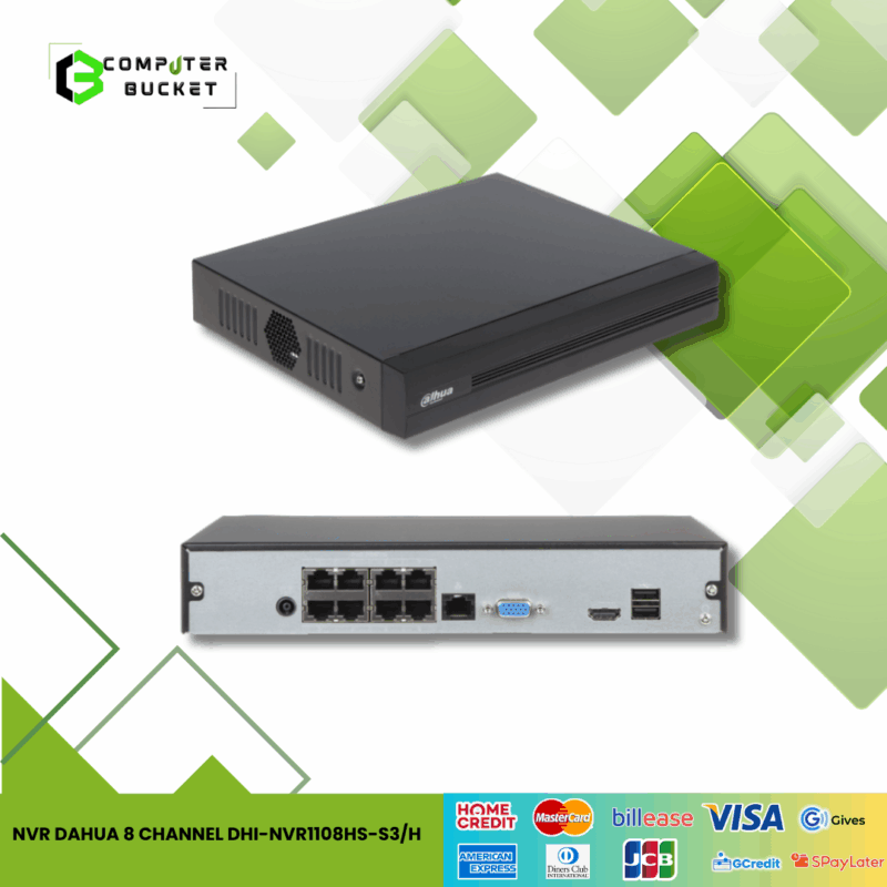 NVR DAHUA 8 CHANNEL DHI-NVR1108HS-S3/H